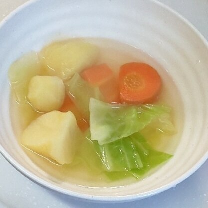 sa.yuさん、レポありがとうございます♥️お昼に家の野菜でコンソメスープ作りました☘️野菜沢山いただけてうれしいです♪
素敵なレシピ感謝です(*´∇｀)ﾉ
